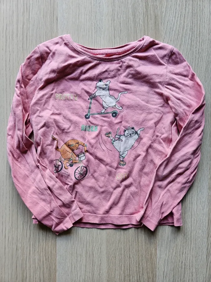 Lot de 8 tee-shirt manches longues 4 ans - photo numéro 8