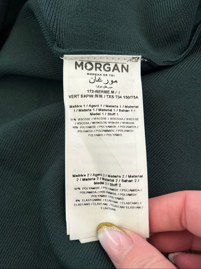 Robe verte foncée neuve Morgan taille XS (valeur 75€) - photo numéro 10
