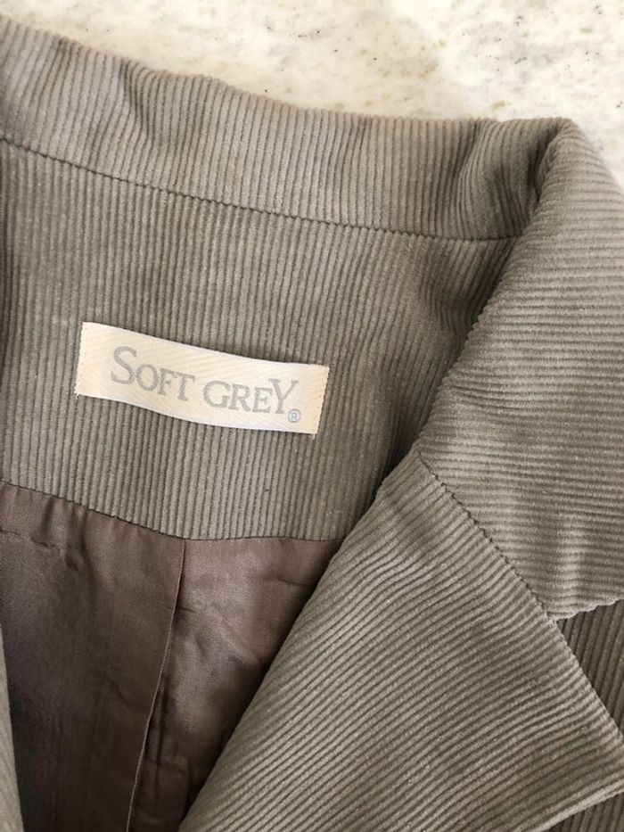 Blazer en velours côtelé vintage 38 - photo numéro 7
