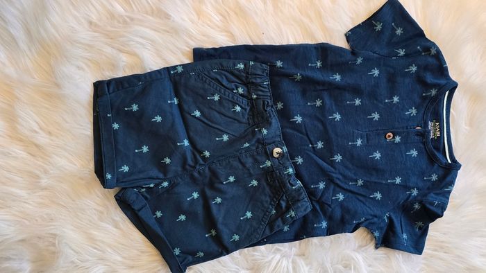 Neufs (non portés) 💙😍🤩ensemble teeshirt mc et short 36mois Garçon🤩😍💙 - photo numéro 4