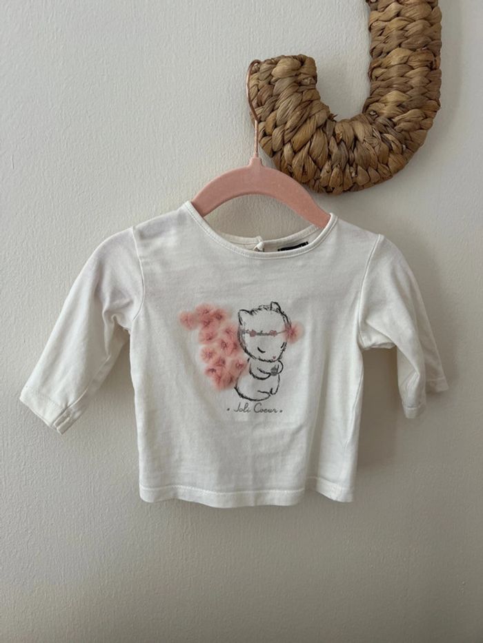 Teeshirt écureuil 3 mois
