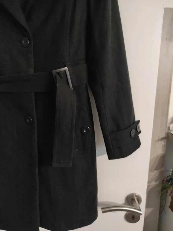 Manteau femme mi-long noir Pimkie T40 - photo numéro 2