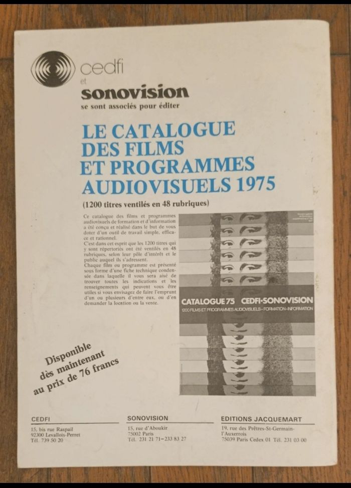 Rare ancien magazine EPP 1975 l'écho de la presse et de la publicité N°955 vintage - photo numéro 9