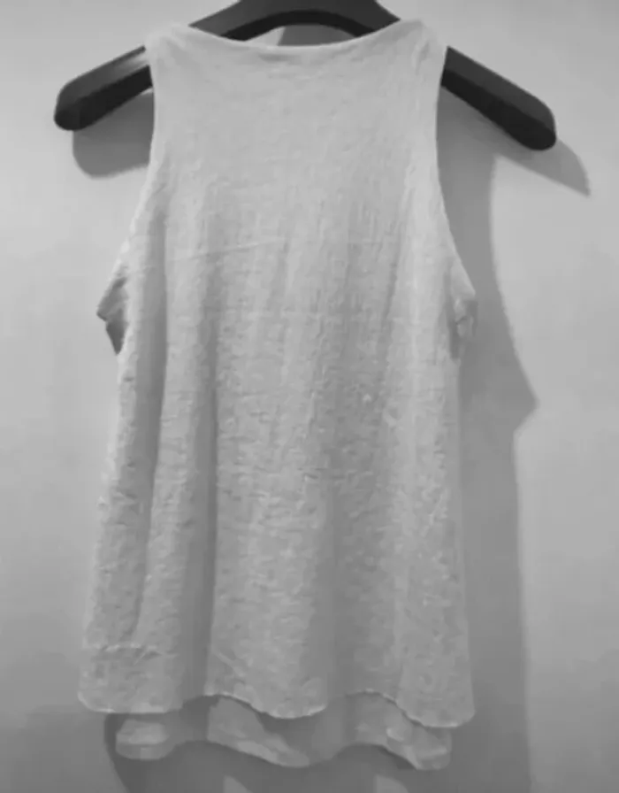 Haut femme MANGO débardeur blanc taille XS - photo numéro 2
