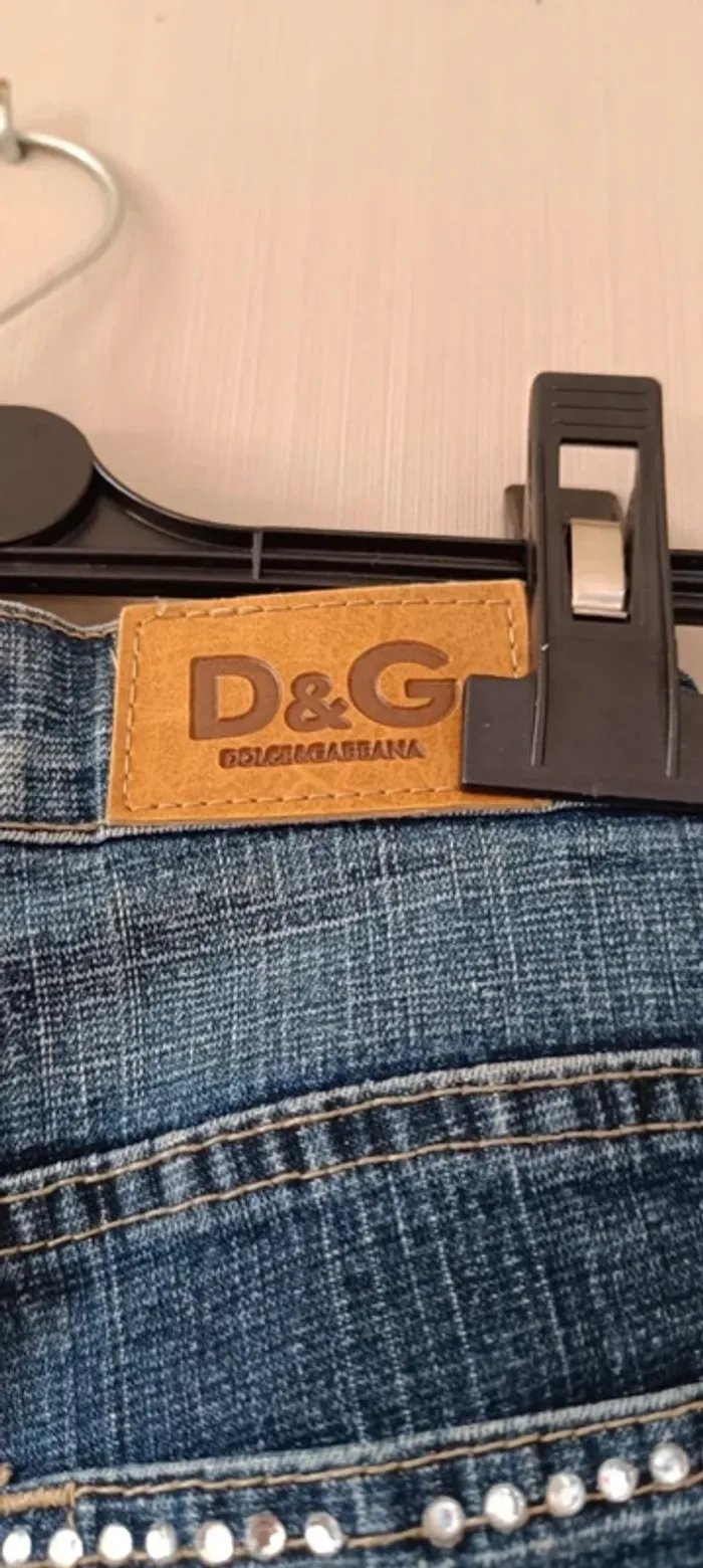 116- jean's bleu, D&G dolce gabana, - photo numéro 6