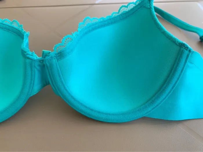 Soutien-gorge Etam turquoise 90C numéro 5 - photo numéro 8