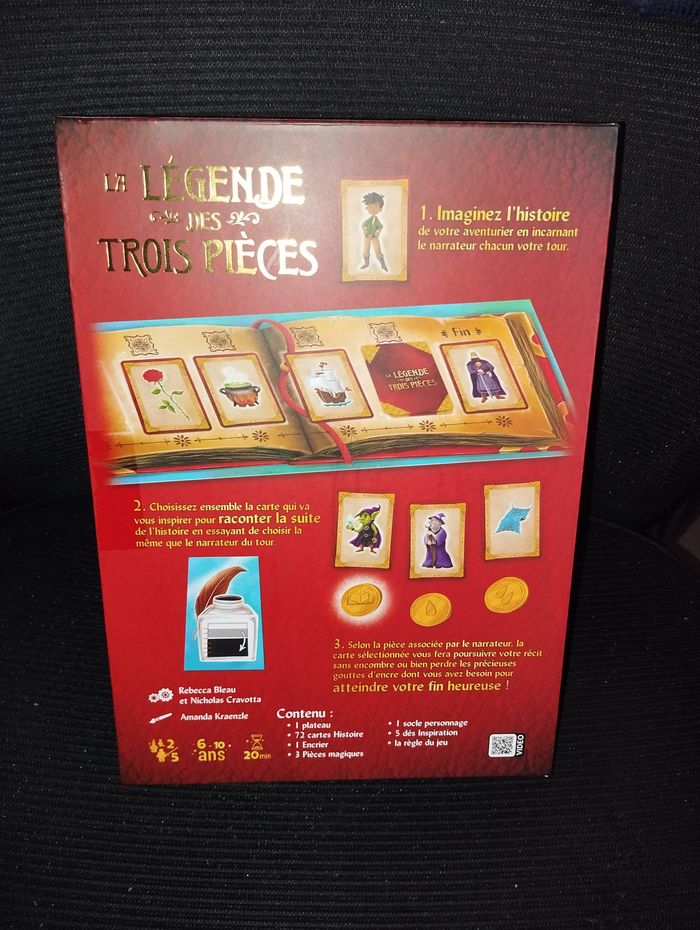* jeu La Légende des trois pièces Gigamic - photo numéro 2