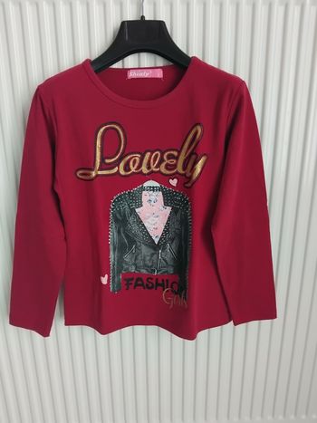 T-shirt manches longues fille 8 ans