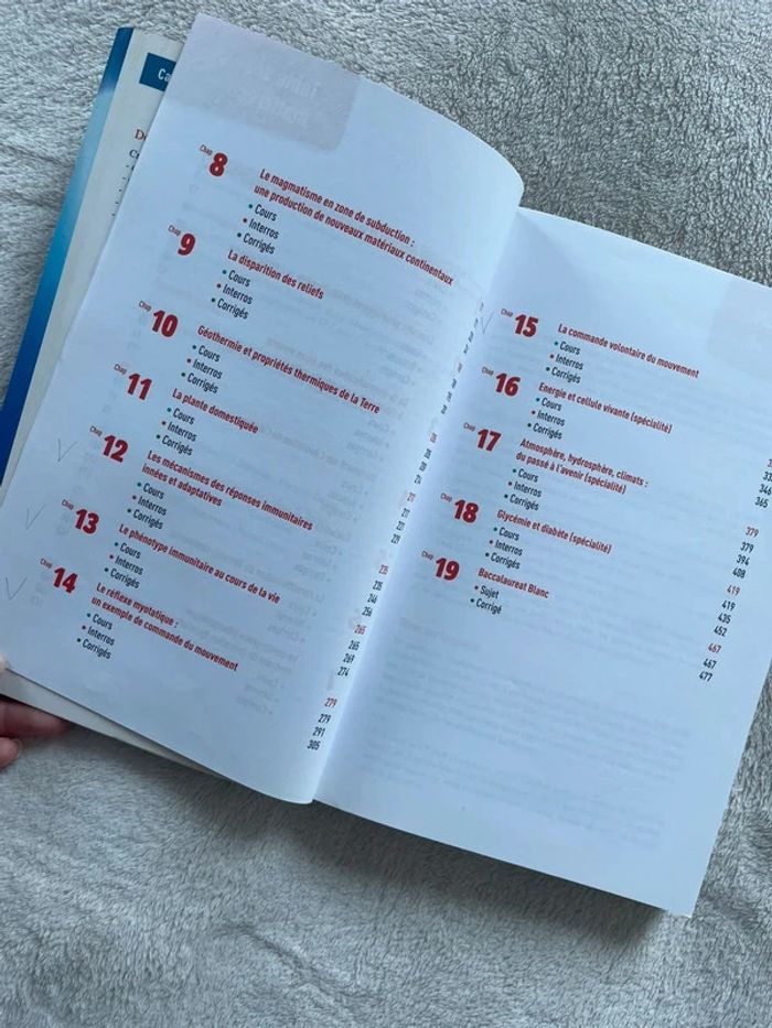 Livre manuel scolaire prépa bac terminale S (svt) - photo numéro 6