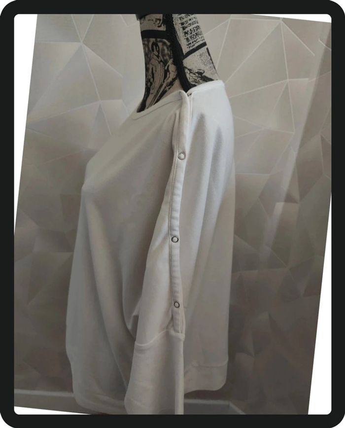 Pull blanc - photo numéro 2