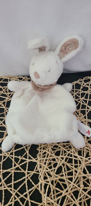 Doudou Lapin Bonbon Taupe