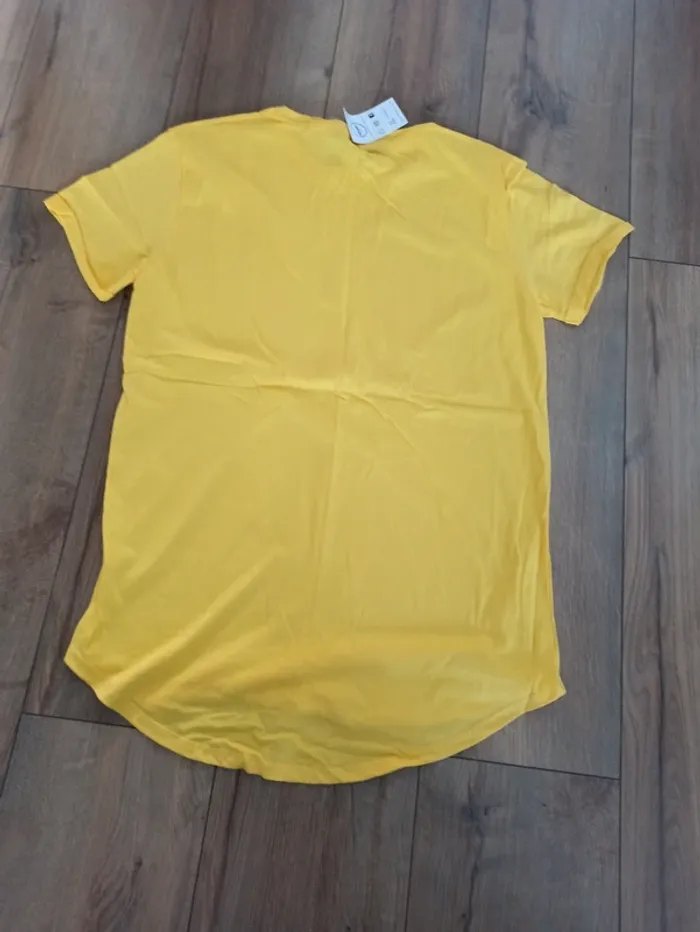 Tee shirt jaune homme uni xl - photo numéro 2