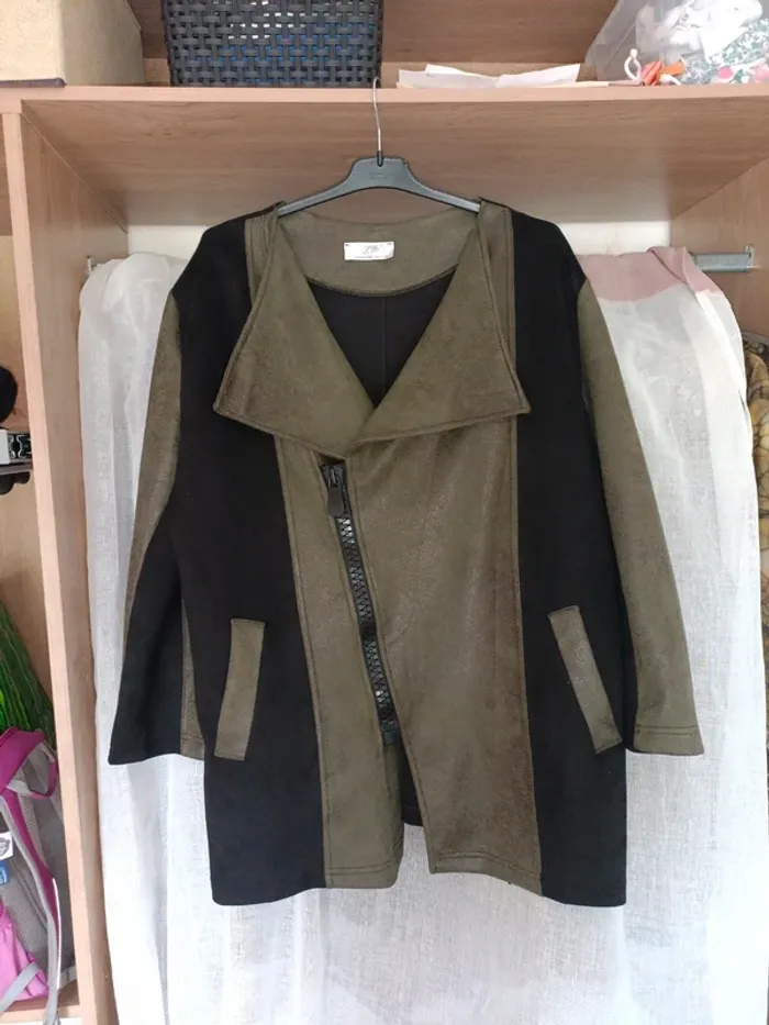Veste bicolore femme - photo numéro 2