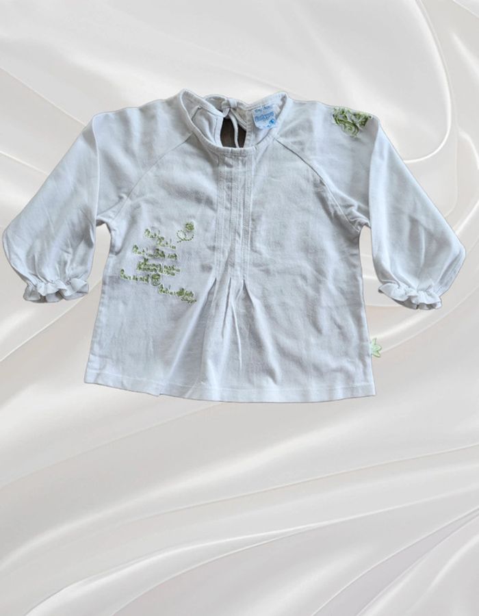 Ensemble fille 12 mois haut manches longues pantalon - photo numéro 2