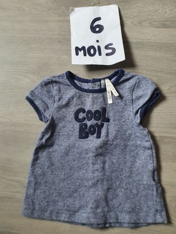 Maillot t-shirt 6mois garçon
