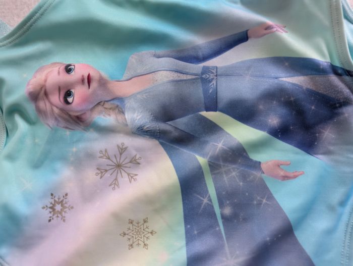 Maillot de bain 1p vert d'eau Reine des Neiges - 98/104 - H&M - photo numéro 8