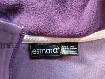Polaire mauve femme 50/52 ESMARA NEUVE