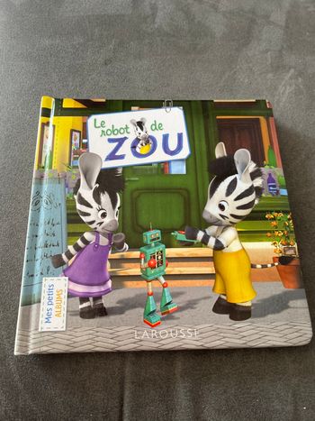 Livre bébé le robot de zou