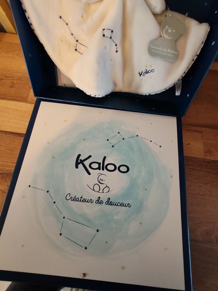 Ours kaloo neuf sans sa boit étoile bleue - photo numéro 3