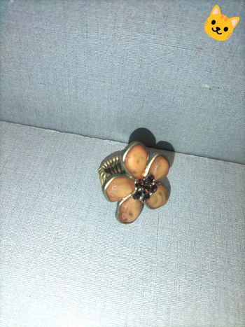 Bague fleur élastique