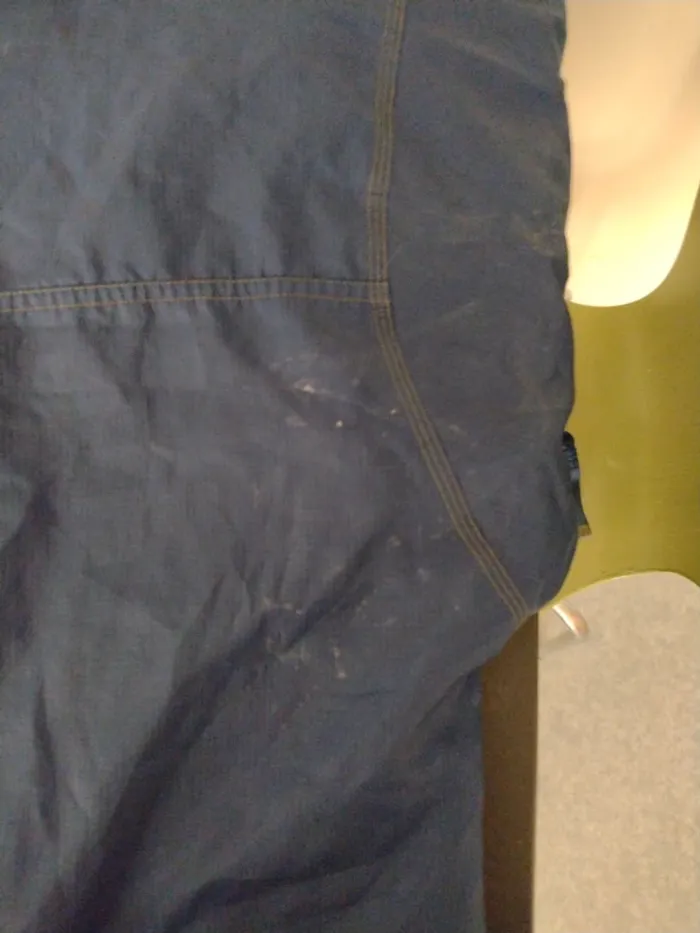 Veste Adidas vintage coupe-vent bleu – Taille L - photo numéro 14