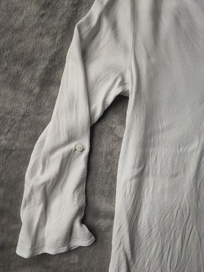 Haut Blanc Femme stradivarius M - photo numéro 4