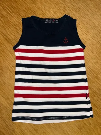 Robe coton marinière