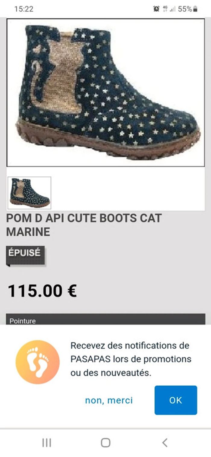 Bottine chat pom d'api - photo numéro 3