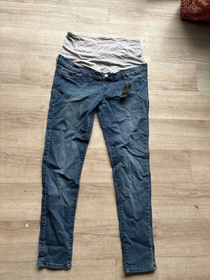 Jeans grossesse taille 44 esmara neuf pantalon maternité - photo numéro 2