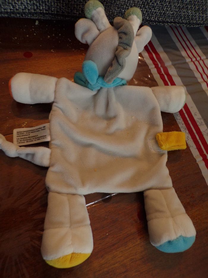 Doudou Plat Girafe Tex attache tétine - photo numéro 2