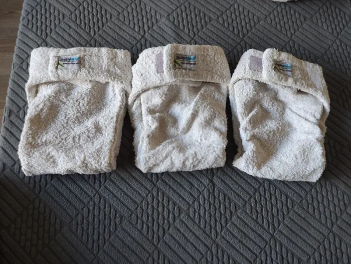 Lot de 3 couches intégrales en bambou