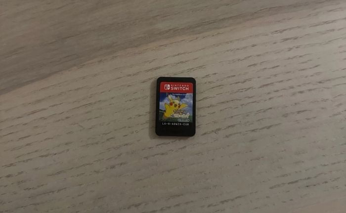 Jeu pokémon let's go pikachu switch
