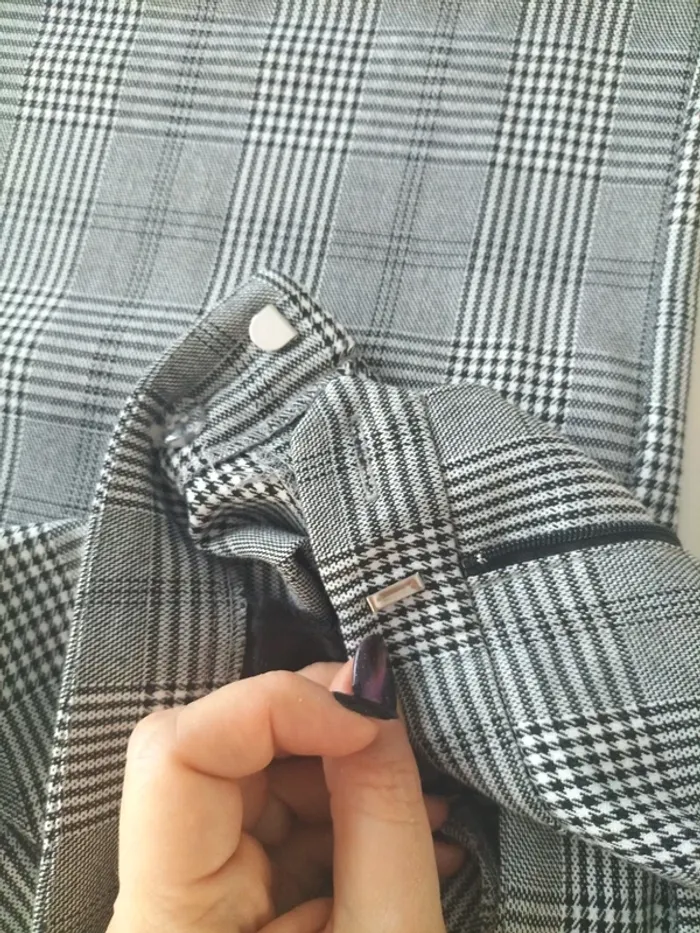 Pantalon large pied de poule - photo numéro 6