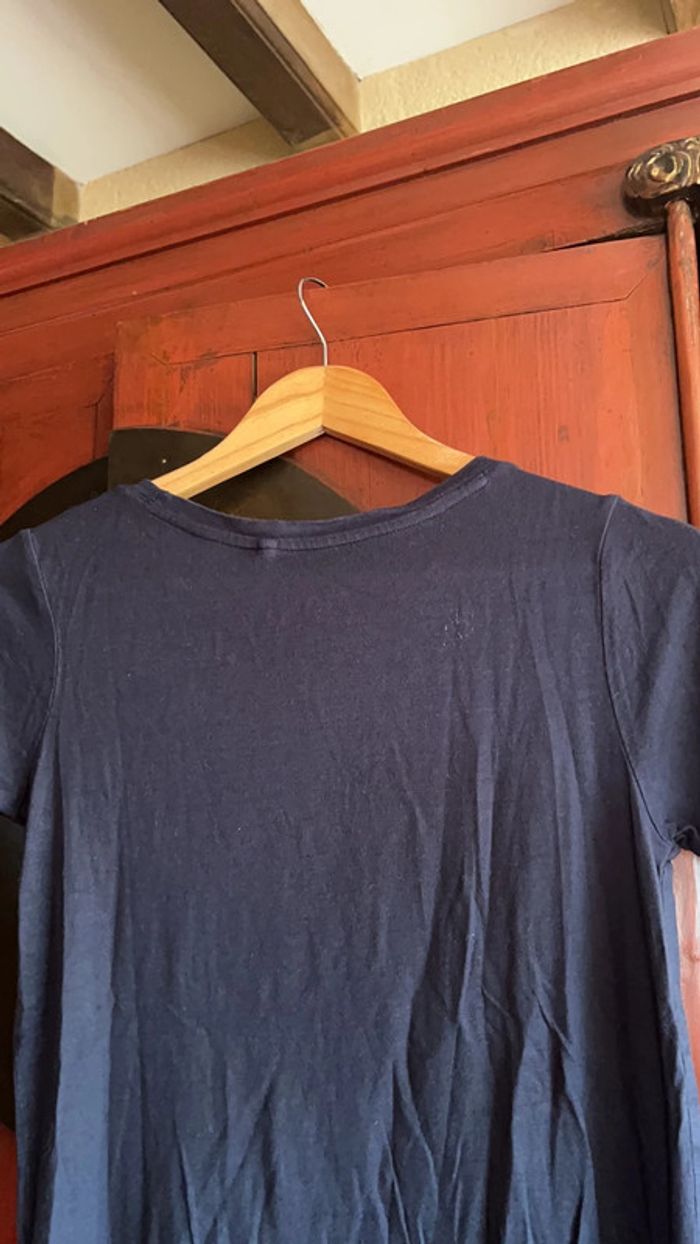 Teddy smith t shirt bleu marine taille ces 14 ans - photo numéro 5