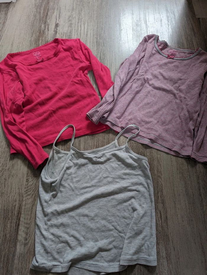 Lot maillots de corps 6/8 ans