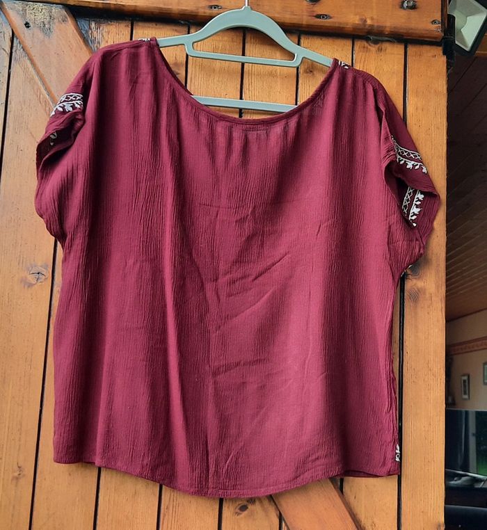 Blouse bordeaux 40 - photo numéro 2