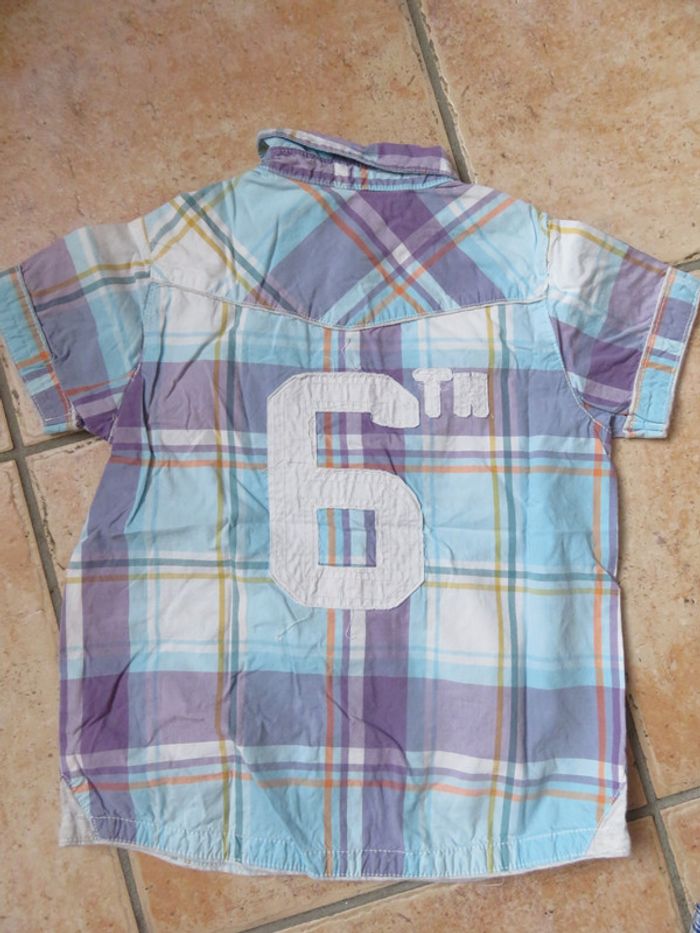 Chemise manches courtes 'Okaidi' 6 ans - photo numéro 2