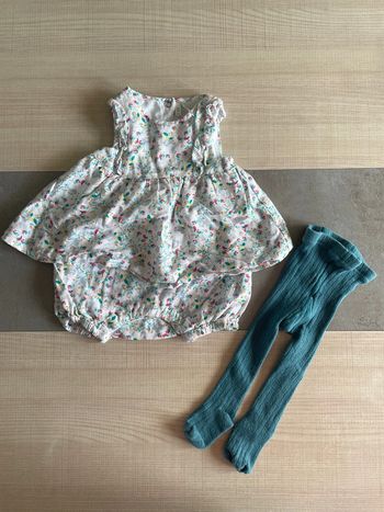 Combishort a volant fleurie 💐