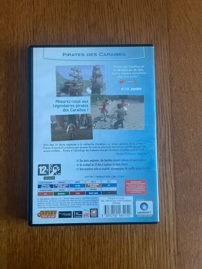 Jeu Pc pirates des Caraïbes - photo numéro 3