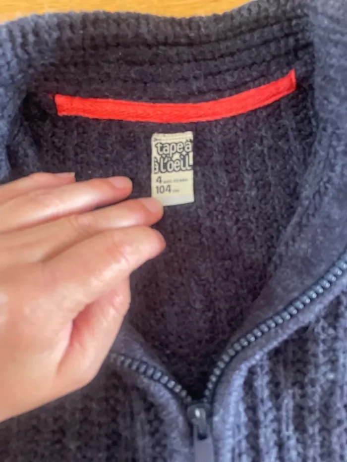 Gilet mailles garçon 4 ans - photo numéro 3
