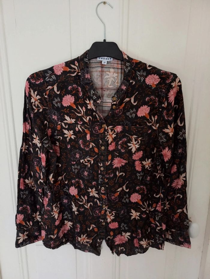 Chemise fluide fleurie Creeks