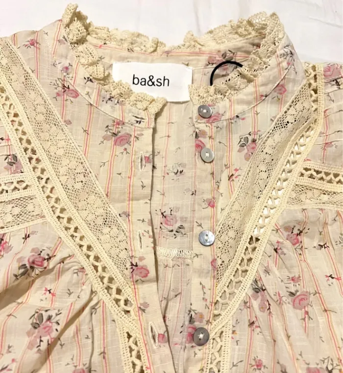 Chemise romantique Haby  Ba&sh taille 40 - photo numéro 7