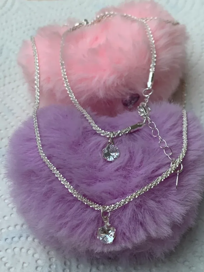 Ensemble de bijoux vintage plaqué argenté 925 🍭🍭 - photo numéro 6