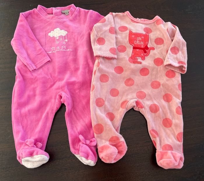 Lot fille hiver 1-3 mois (divers marques) - photo numéro 2