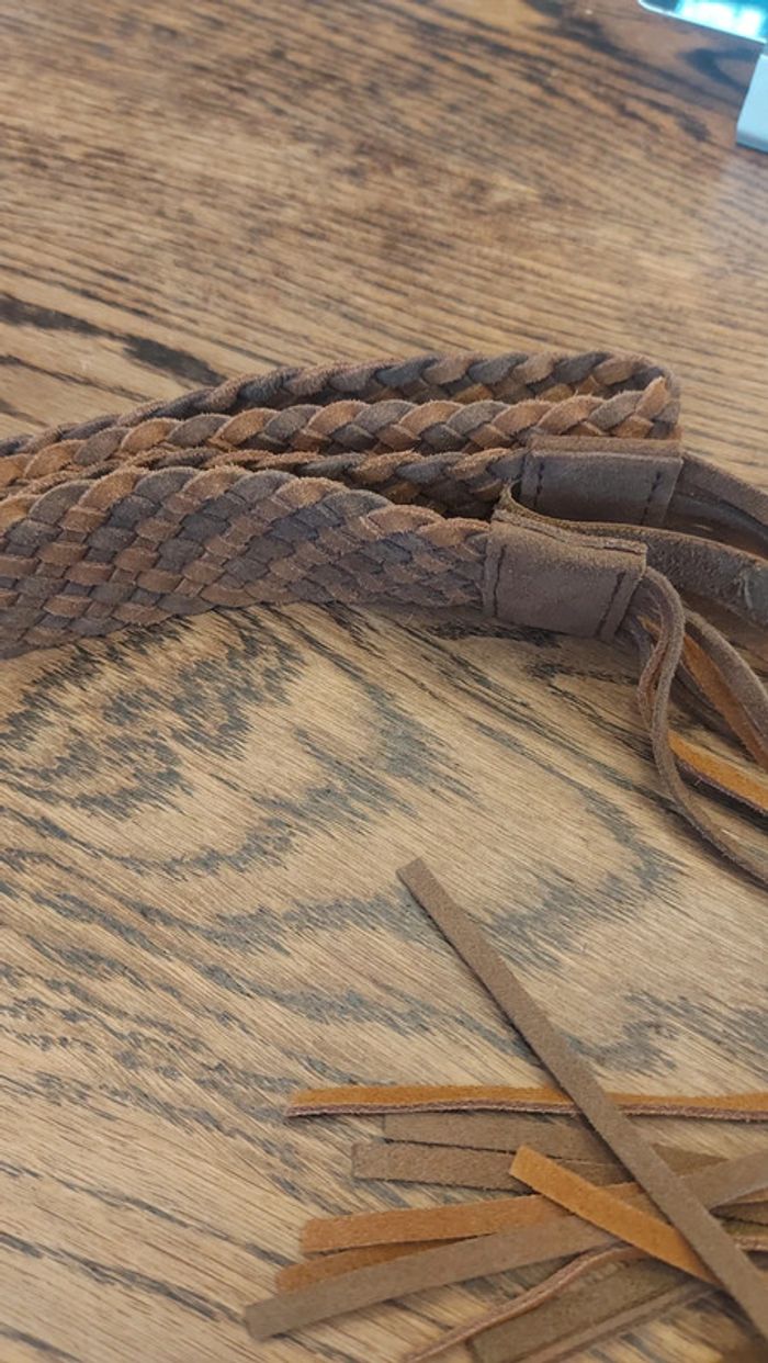 Ceinture tressée Naf Naf cuir taille 3 (85cm) - photo numéro 17