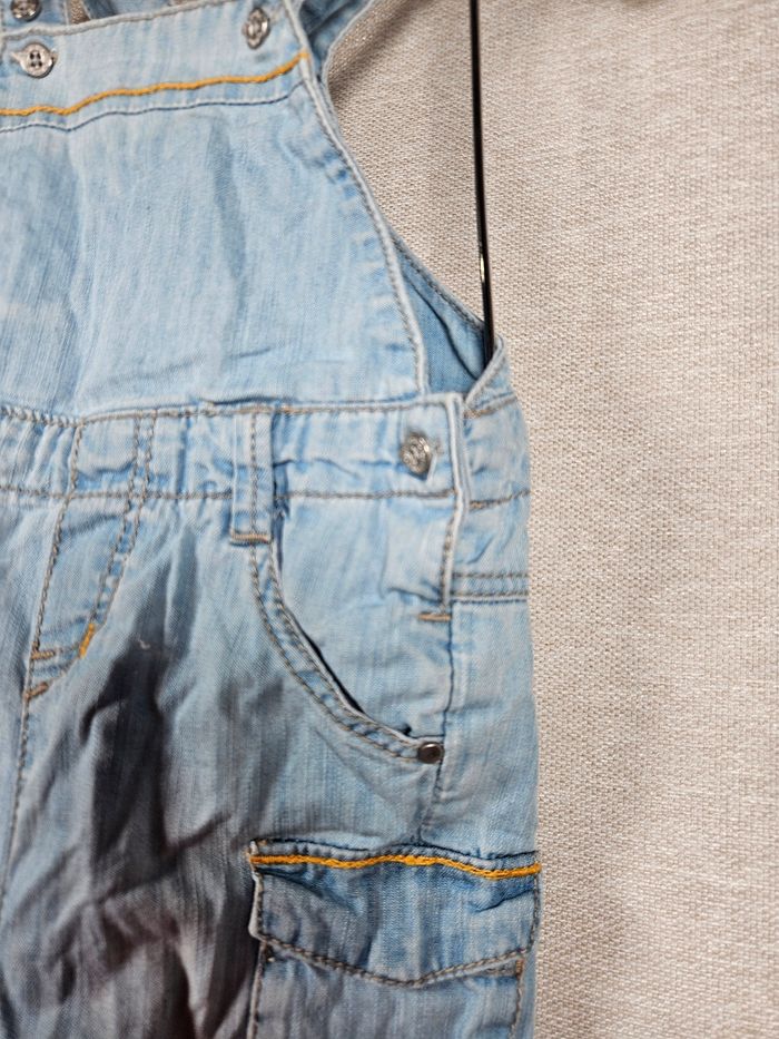 Salopette en jean obaïbi 6 mois 67cm - photo numéro 4