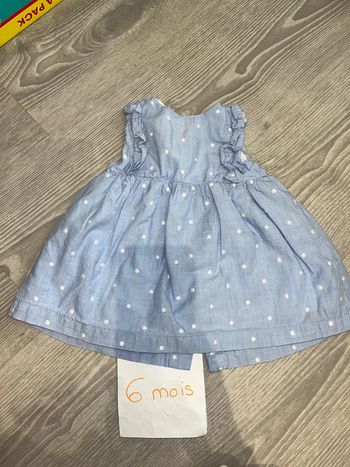 Robe bleu à pois verbaudet