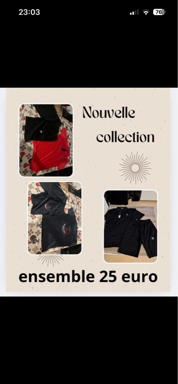 ensemble homme neuf
