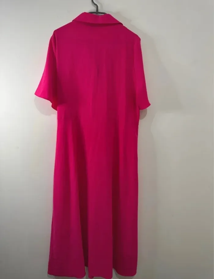 Robe Longue Rose – Marque Ella Boo – Grande Taille 2XL - photo numéro 4