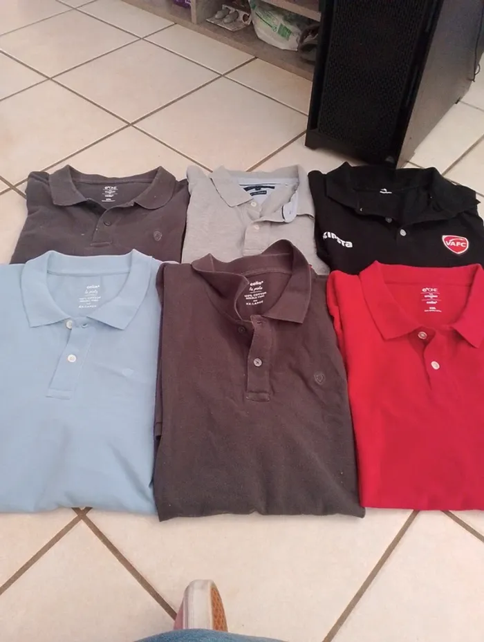 Lot de 6 polos - Taille XXL